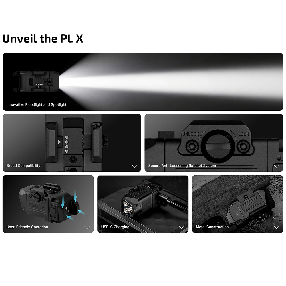 Olight PL-X Compact Weapon Light - Image 3